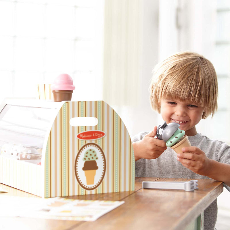 Melissa & Doug Wooden Ice Cream Counter