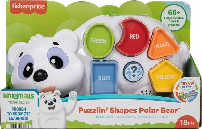 Fisher-Price Linkimals Puzzlin' Shapes Polar Bear