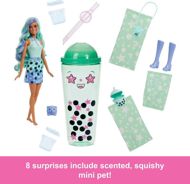 Barbie Pop Reveal Bubble Tea Series Green Tea Doll