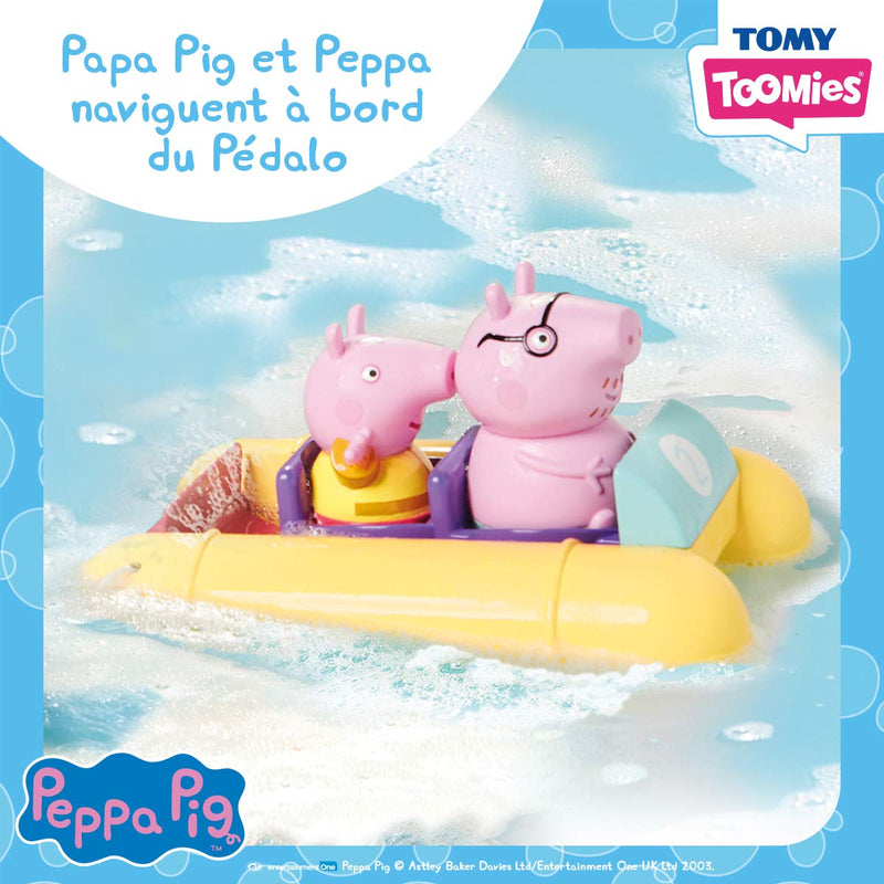 TOMY Toomies Peppa Pig Pedalo Bath Toy