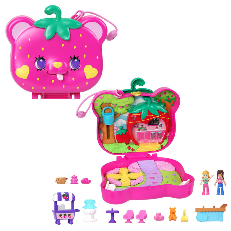 Polly Pocket Straw-Beary Patch Compact