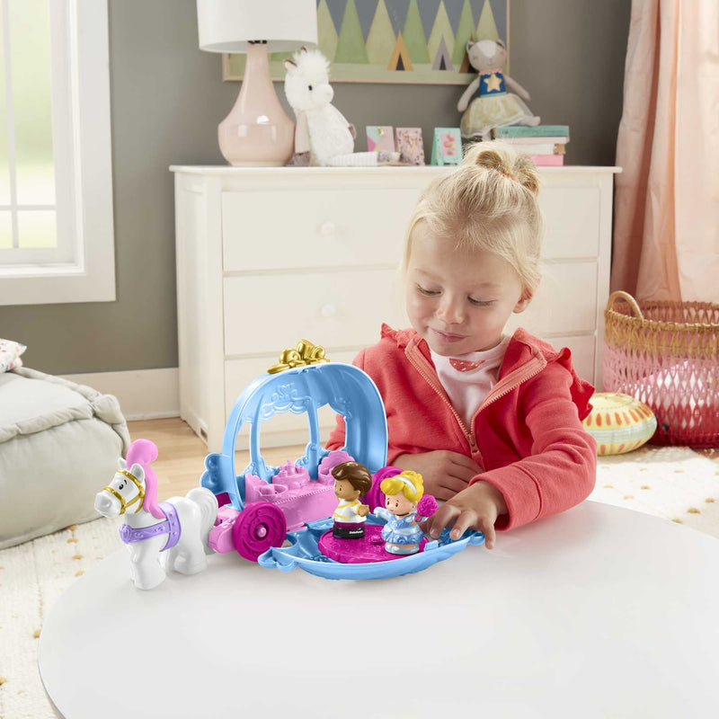 Fisher-Price Little People Disney Princess Cinderella's Dancing Carriage Set