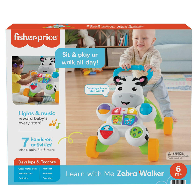 Fisher-Price Learn with Me Zebra Baby Walker