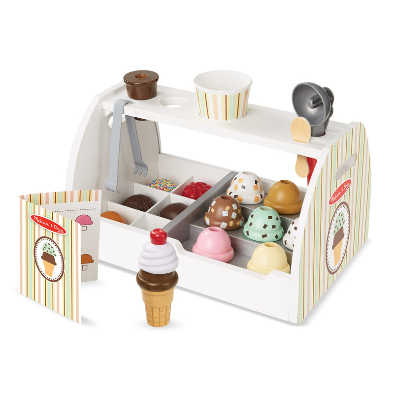 Melissa & Doug Wooden Ice Cream Counter