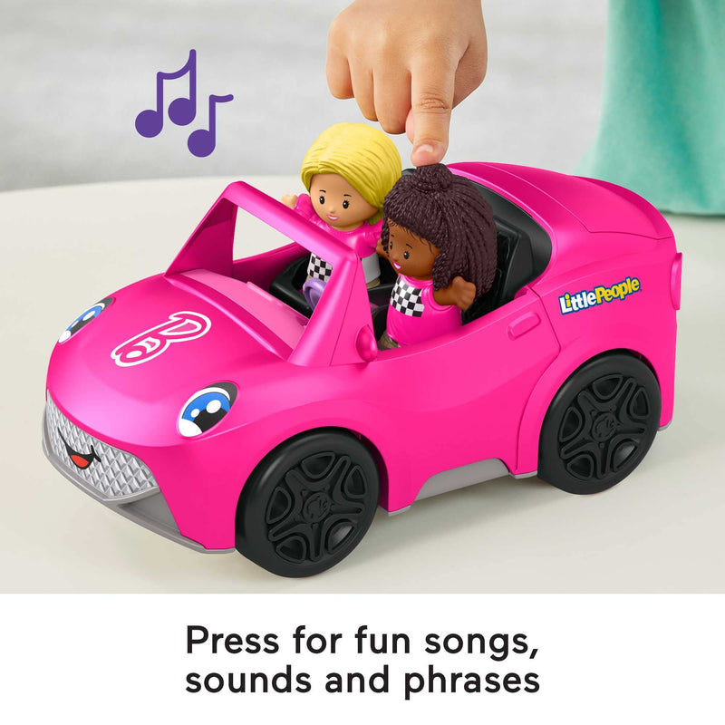 Fisher-Price Little People Barbie Convertible with 2 Figures