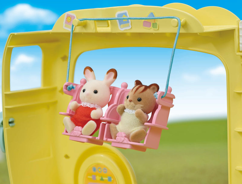 Sylvanian Families Rainbow Fun Nursery Bus Playset