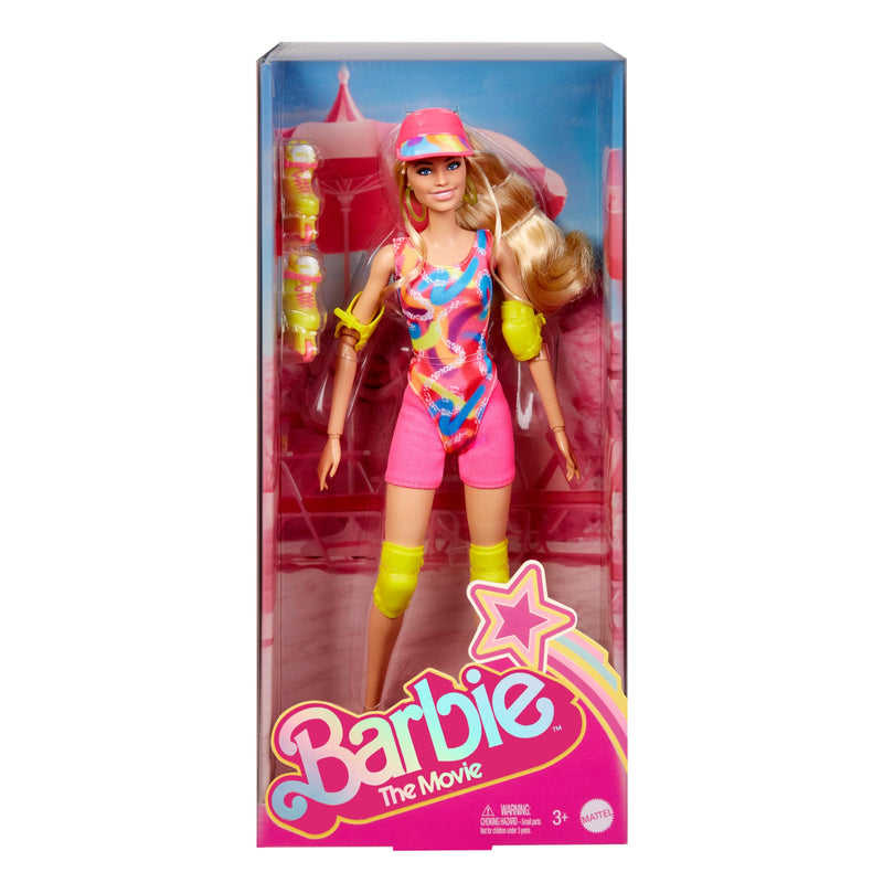 Barbie The Movie Neon Roller Skating Doll