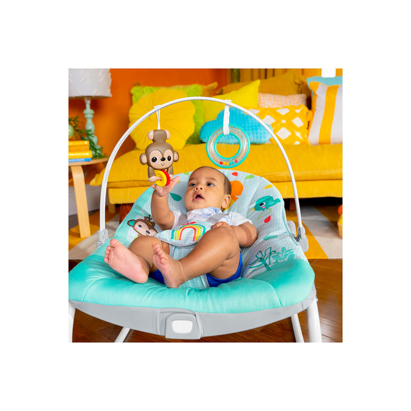 Bright Starts Infant to Toddler Baby Rocker Wild Vibes