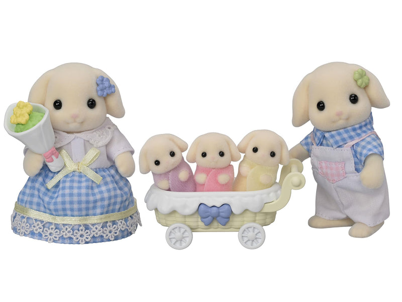 Sylvanian Families Flora Rabbit Family