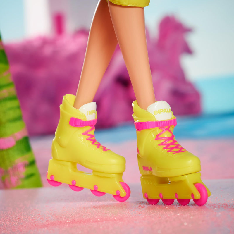 Barbie The Movie Neon Roller Skating Doll