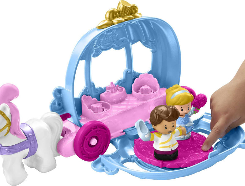 Fisher-Price Little People Disney Princess Cinderella's Dancing Carriage Set