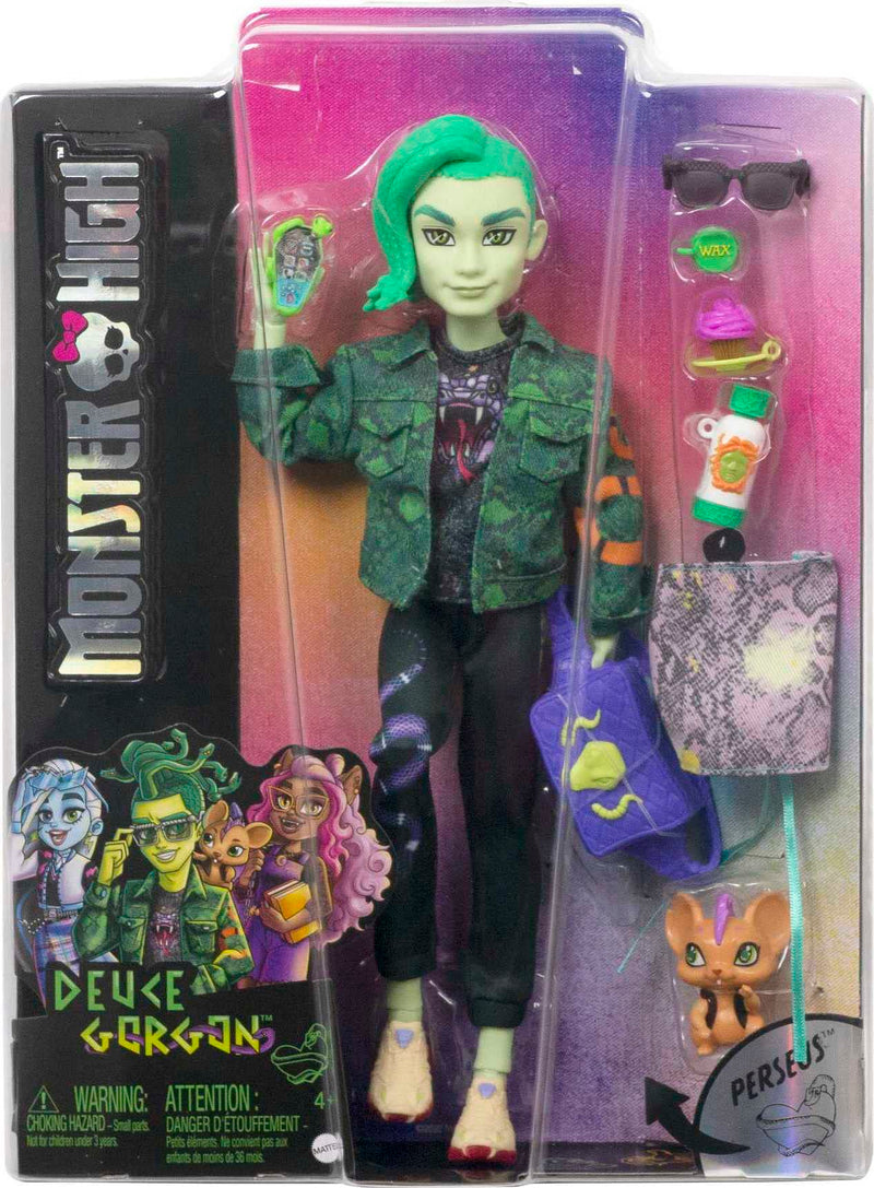 Monster High Deuce Gorgon Doll with Pet and Accessories