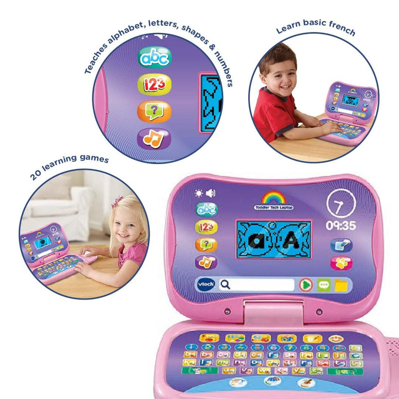 VTech Toddler Tech Laptop Pink