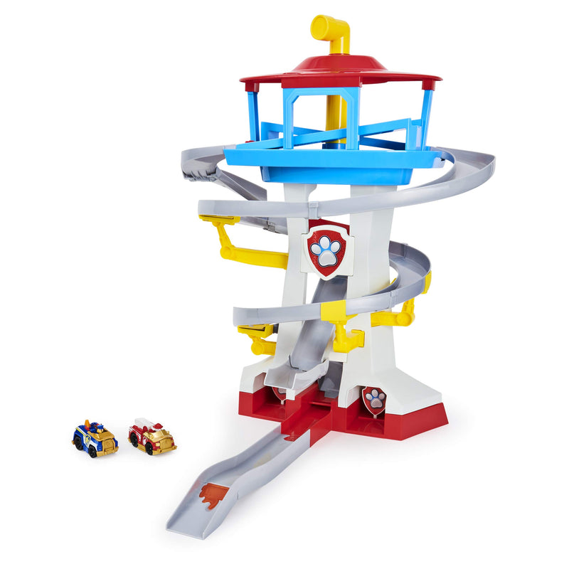 PAW Patrol True Metal Adventure Bay Rescue Lookout Tower with 2 Vehicles