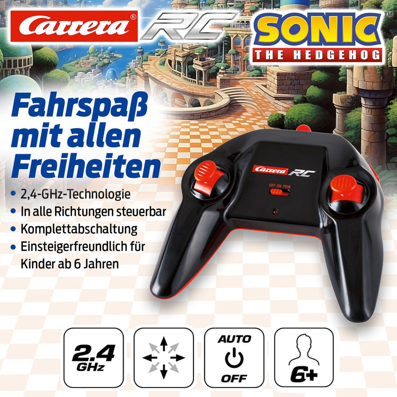 1:20 Sonic The Hedgehog Carrera Radio Control Car