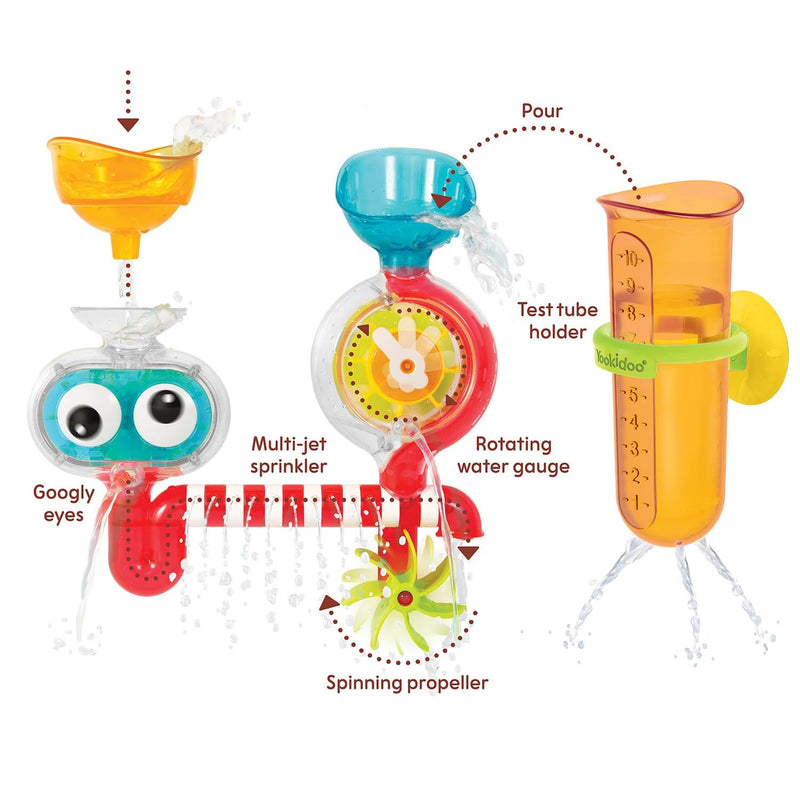 Yookidoo Spin 'n' Sprinkle Water Lab Bath Toy