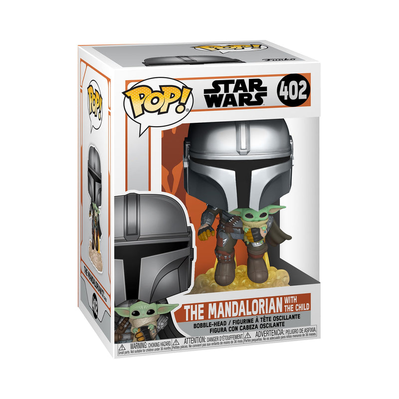 POP! Vinyl 402: Star Wars: The Mandalorian - Mando Flying with Jet Pack