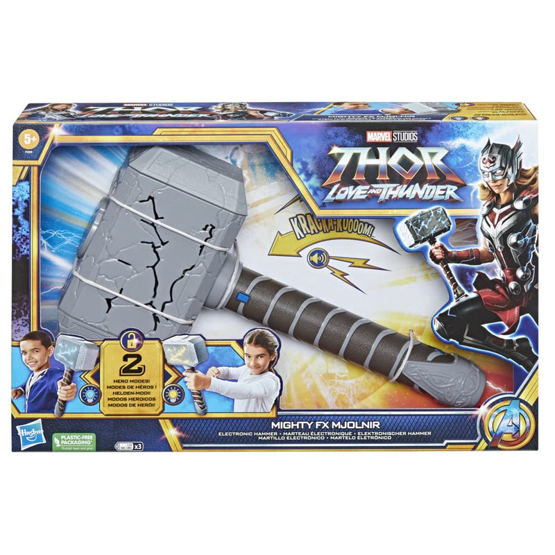 Marvel - Thor: Love and Thunder Mighty FX Mjolnir Electronic Hammer