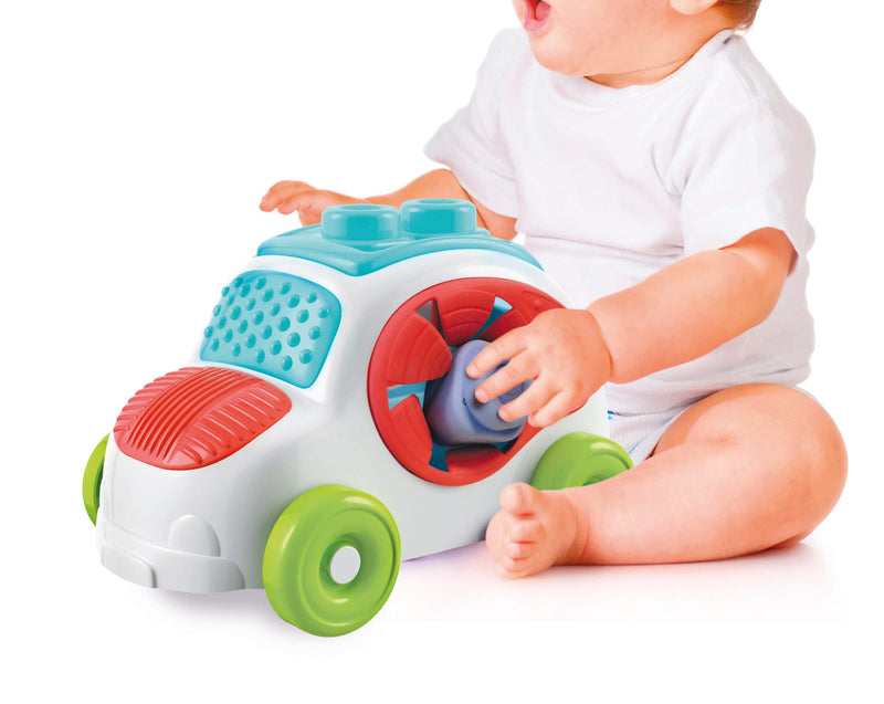 Clemmy Sensory Car with Soft Stacking Blocks