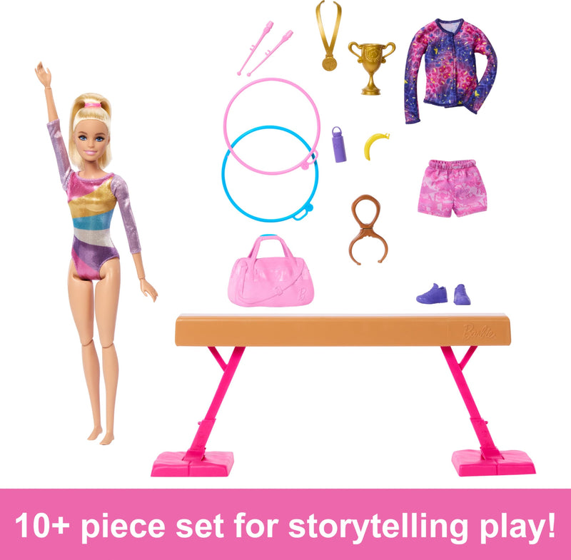 Barbie Gymnastics Doll and Playset