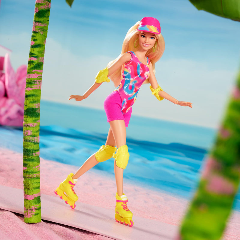 Barbie The Movie Neon Roller Skating Doll