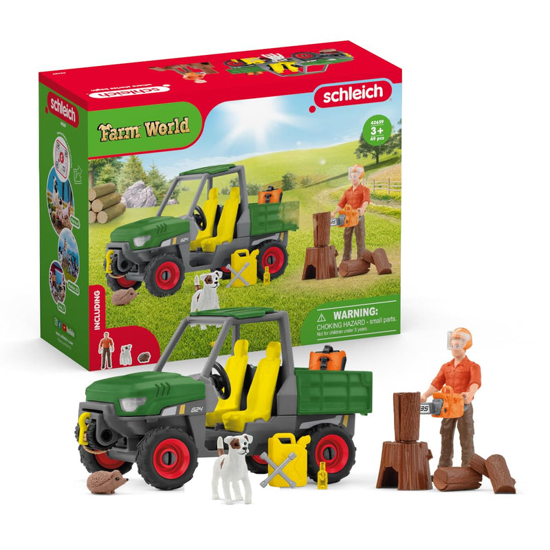 Schleich Farm World 42659 Working in the Forest Set