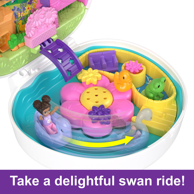 Polly Pocket Compact Flower Garden Bunny