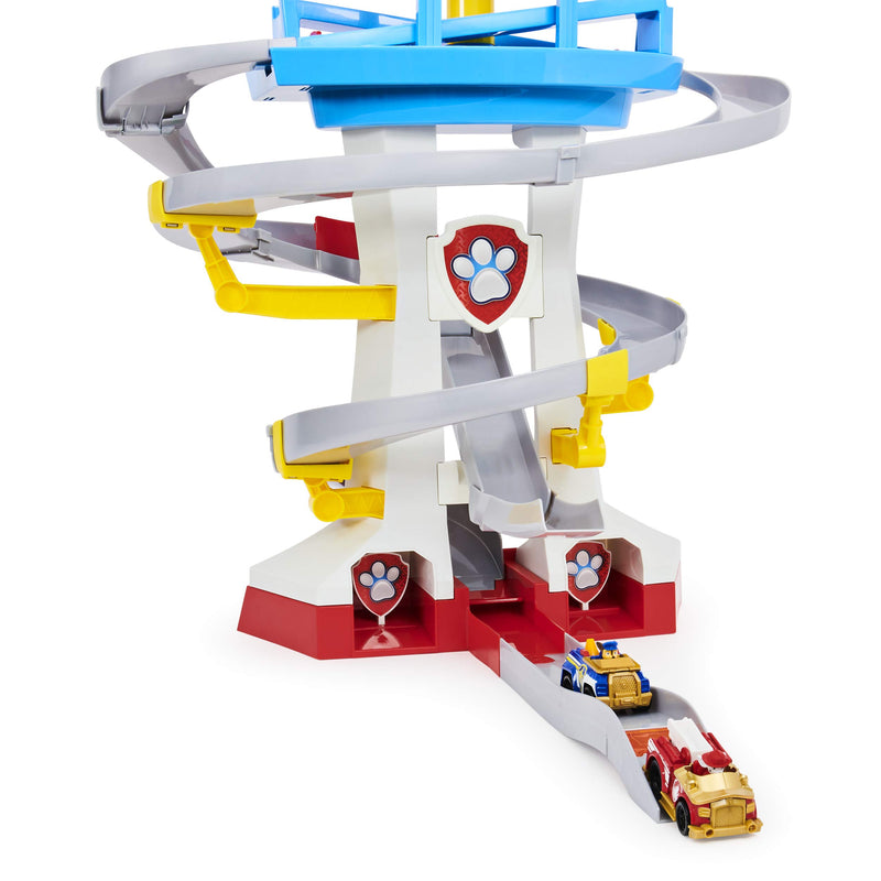 PAW Patrol True Metal Adventure Bay Rescue Lookout Tower with 2 Vehicles