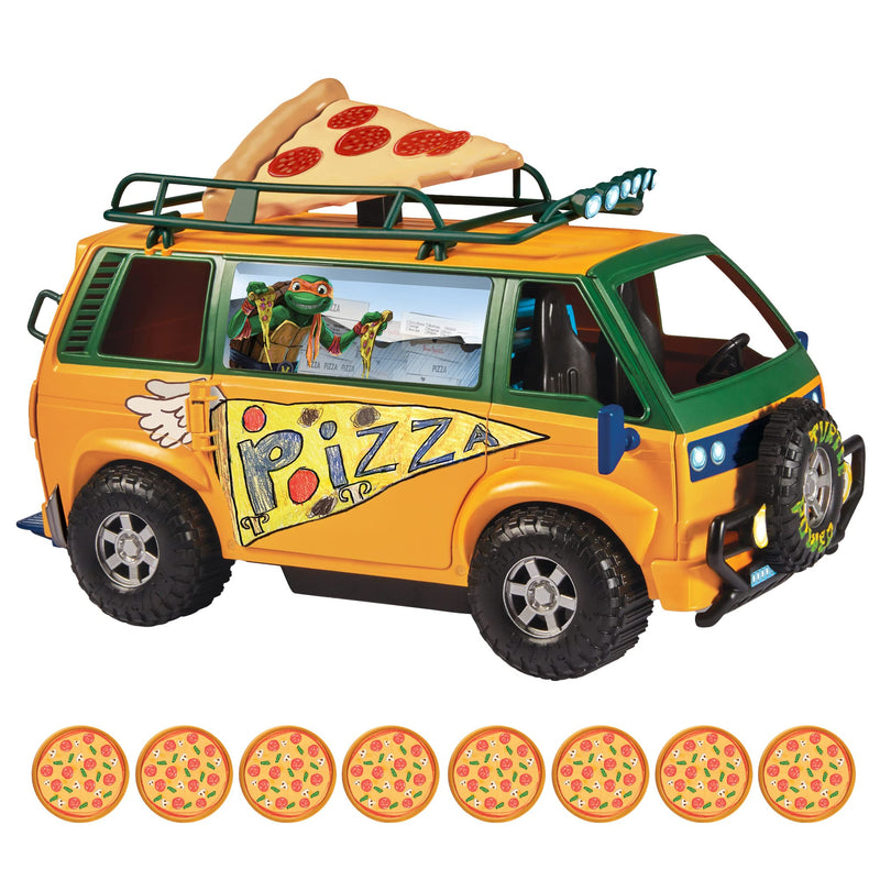 Teenage Mutant Ninja Turtles Mutant Mayhem - Pizza Fire Delivery Van Playset