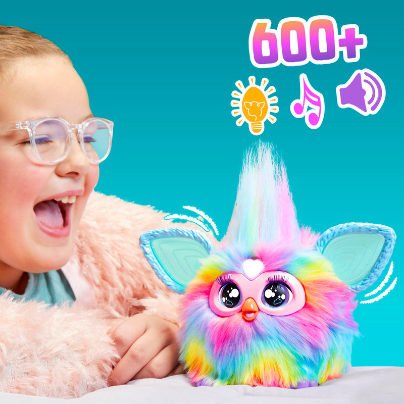 Furby Interactive Tie Dye Plush Toy