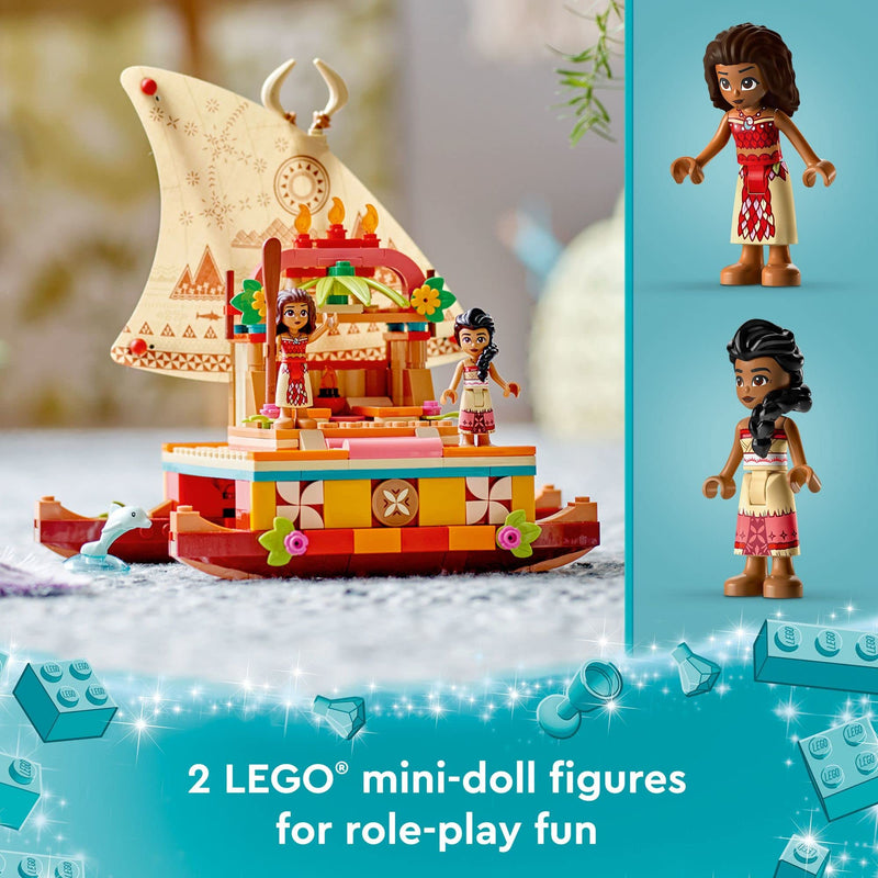 LEGO Disney Princess 43210 Moana's Wayfinding Boat Toy