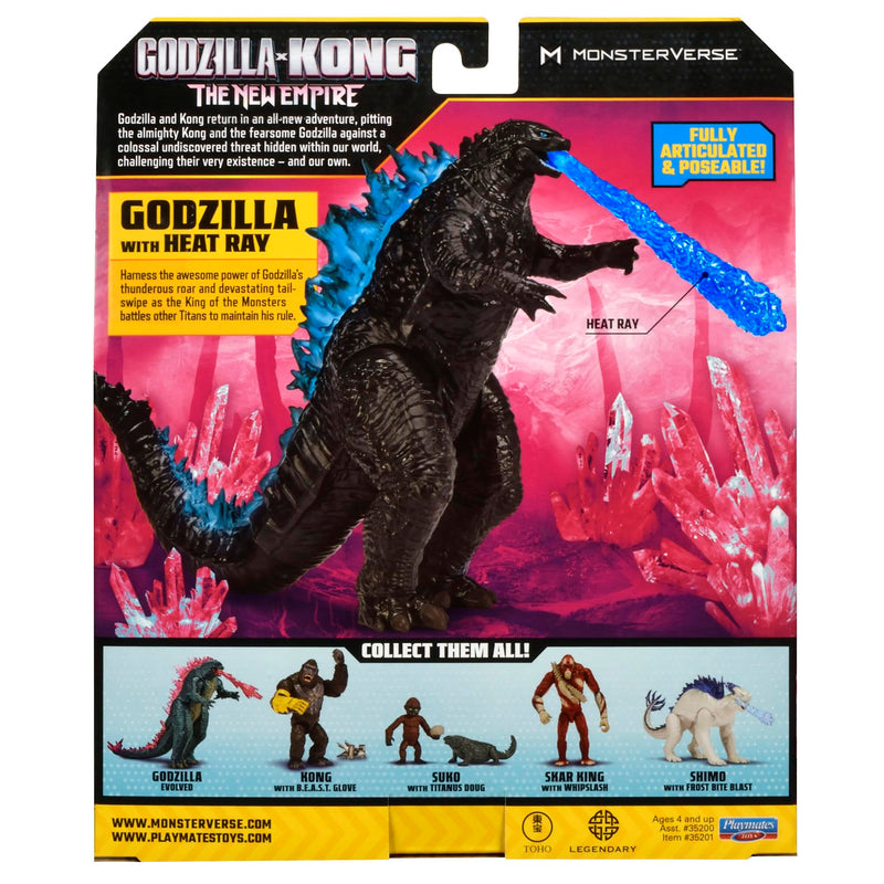 Monsterverse Godzilla x Kong: The New Empire 15cm Godzilla with Heat Ray Figure