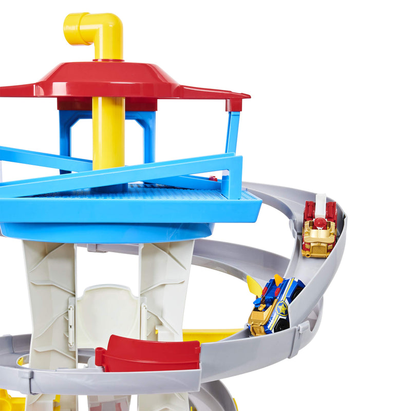 PAW Patrol True Metal Adventure Bay Rescue Lookout Tower with 2 Vehicles