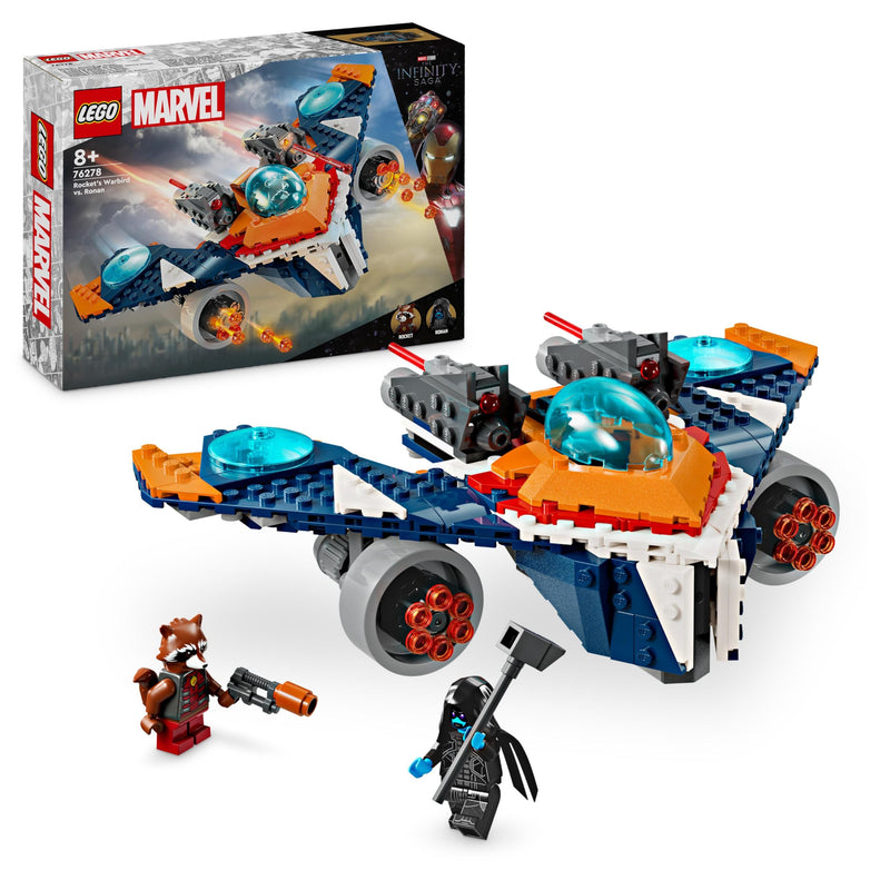 LEGO Marvel 76278 Rocket’s Warbird vs. Ronan Set