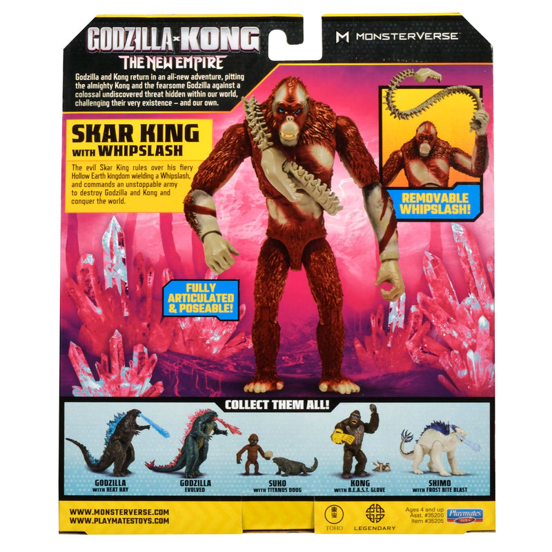 Monsterverse Godzilla x Kong: The New Empire 15cm Skar King with Whiplash Figure