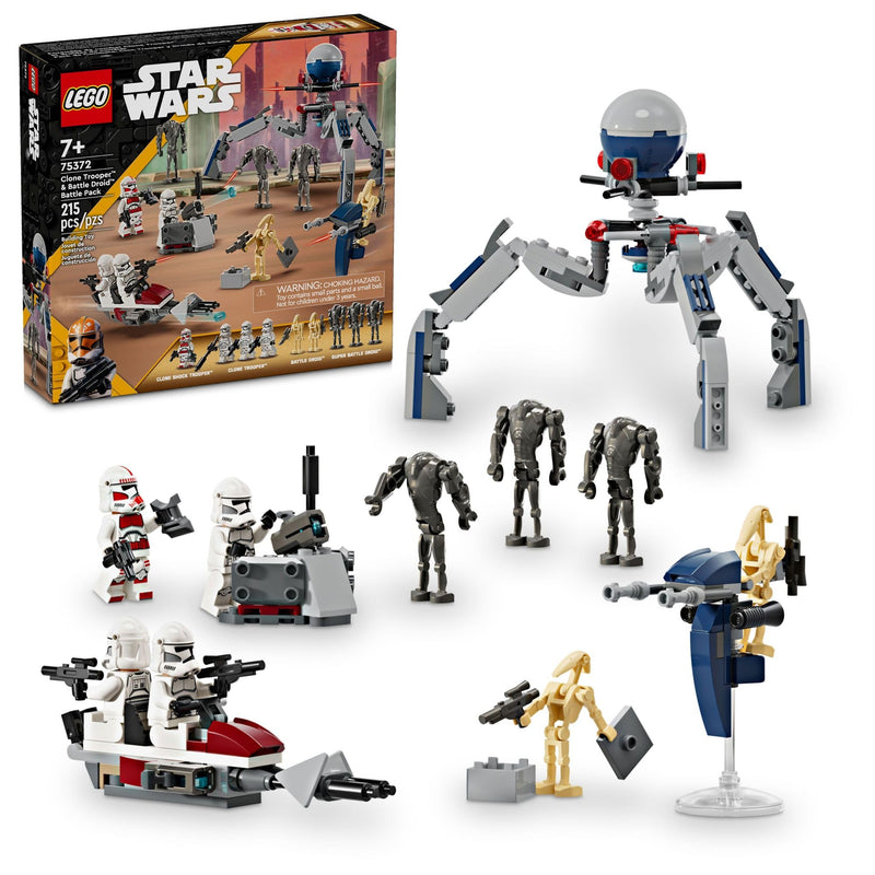 LEGO Star Wars 75372 Clone Trooper & Battle Droid Battle Pack