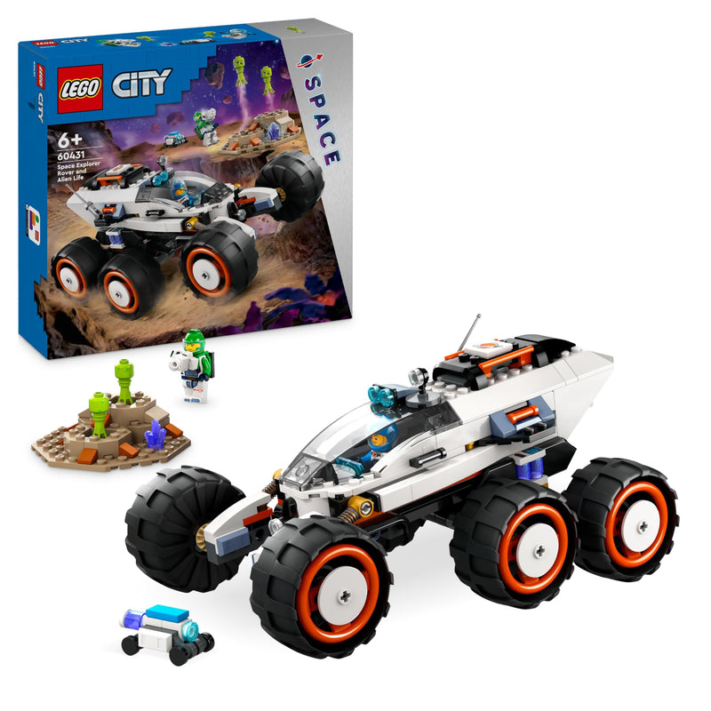 LEGO City 60431 Space Explorer Rover and Alien Life Set