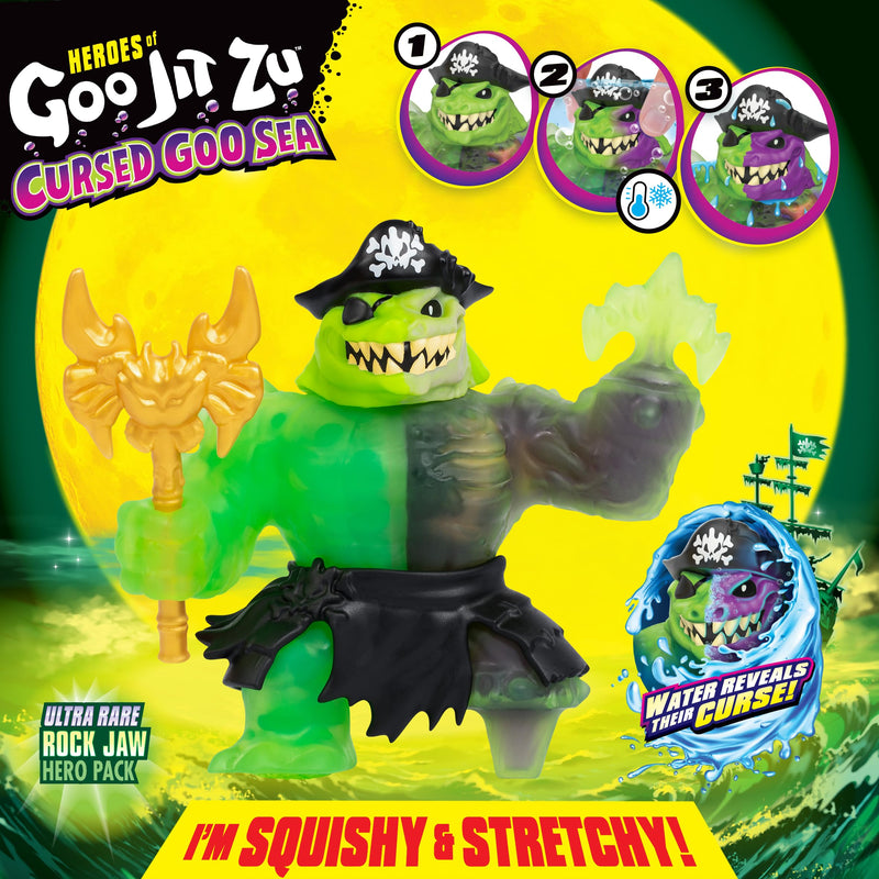 Heroes of Goo Jit Zu Cursed Goo Sea Edition Rock Jaw Figure