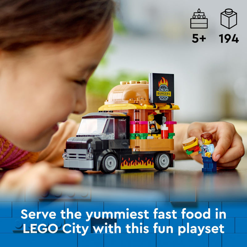 LEGO City 60404 Burger Van Food Truck Playset