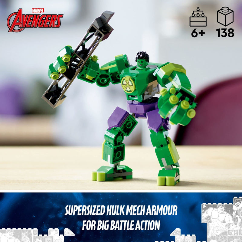 LEGO Marvel 76241 Hulk Mech Armour Avengers Action Figure