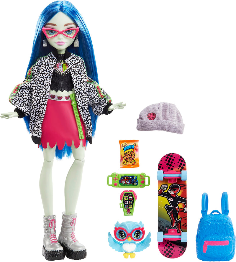 Monster High Ghoulia Yelps Doll with Pet and Accessories