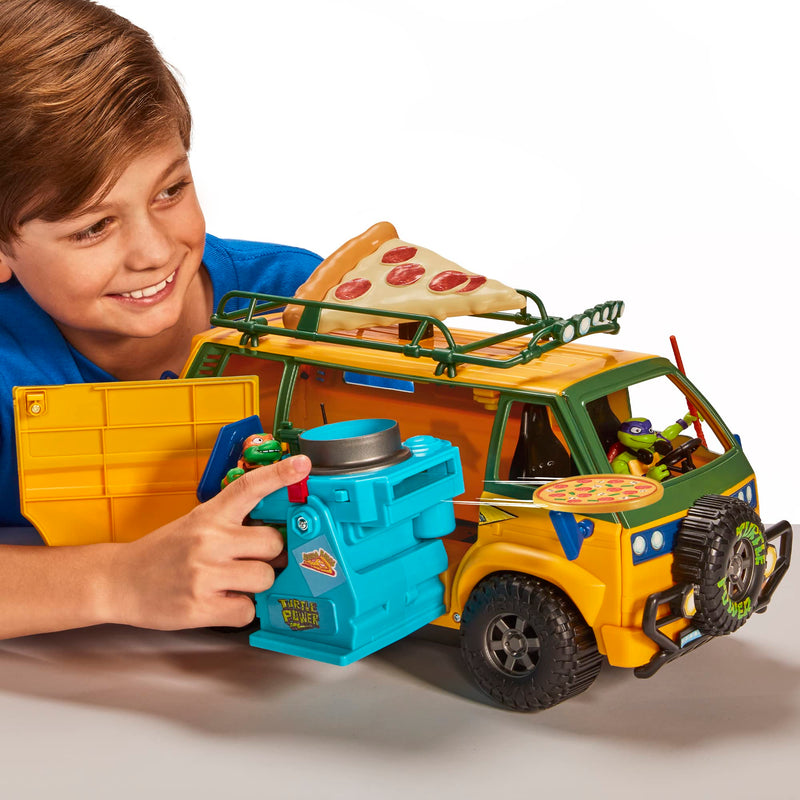 Teenage Mutant Ninja Turtles Mutant Mayhem - Pizza Fire Delivery Van Playset