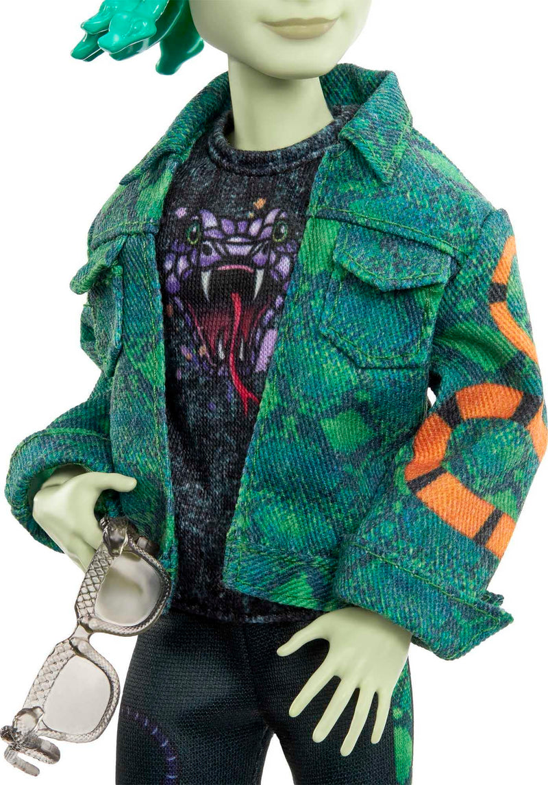 Monster High Deuce Gorgon Doll with Pet and Accessories