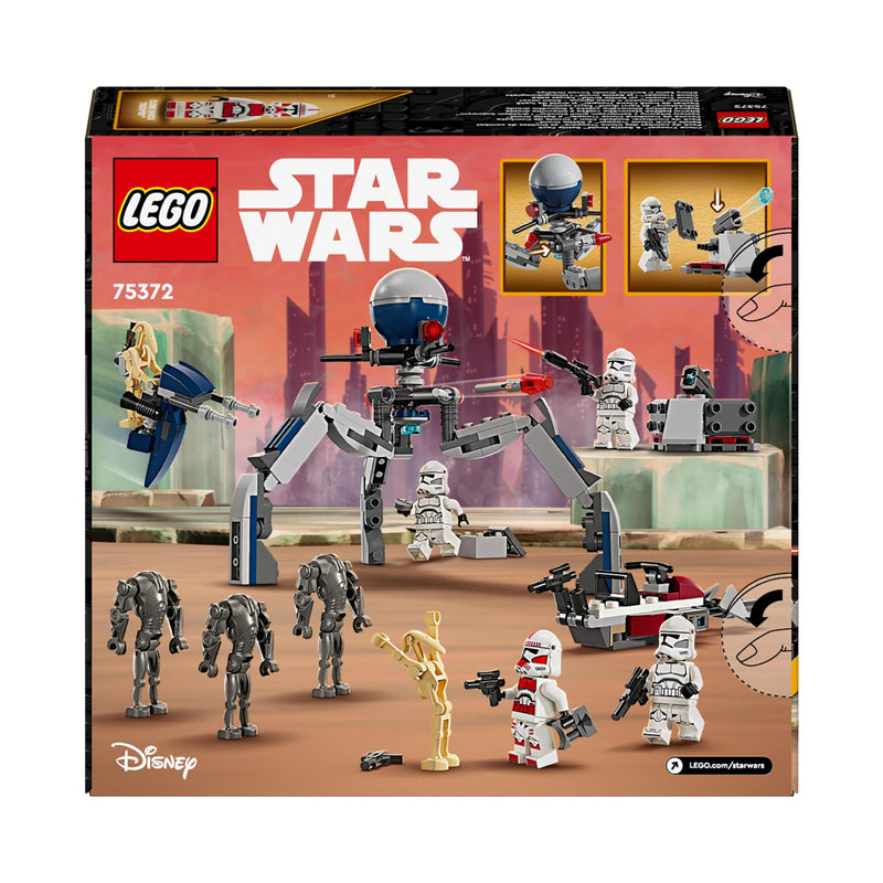 LEGO Star Wars 75372 Clone Trooper & Battle Droid Battle Pack