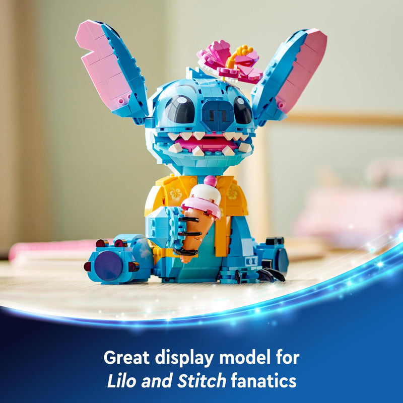 LEGO Disney 43249 Stitch Buildable Kids Toy Playset