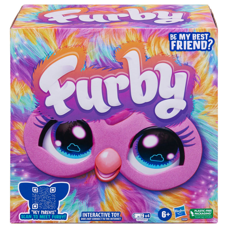 Furby Interactive Tie Dye Plush Toy