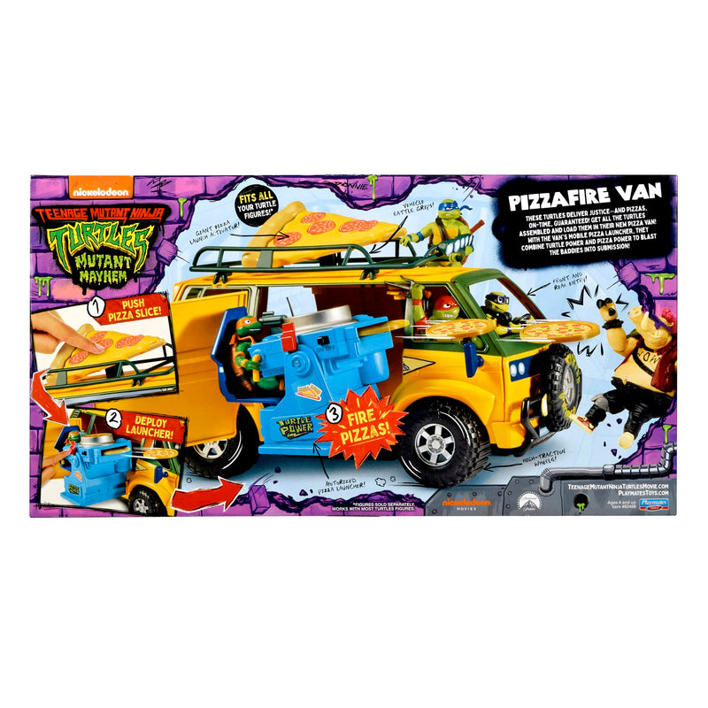 Teenage Mutant Ninja Turtles Mutant Mayhem - Pizza Fire Delivery Van Playset