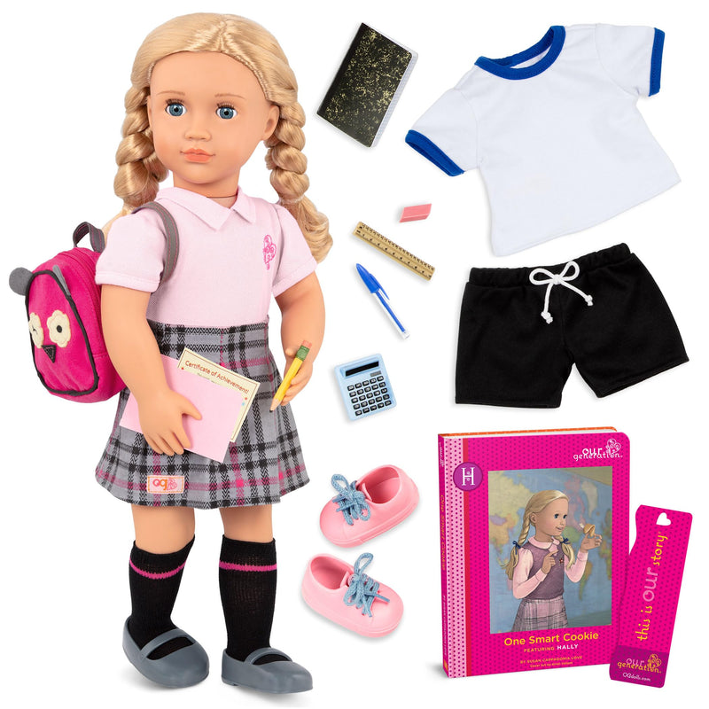 Our Generation Deluxe Doll Hally School Girl