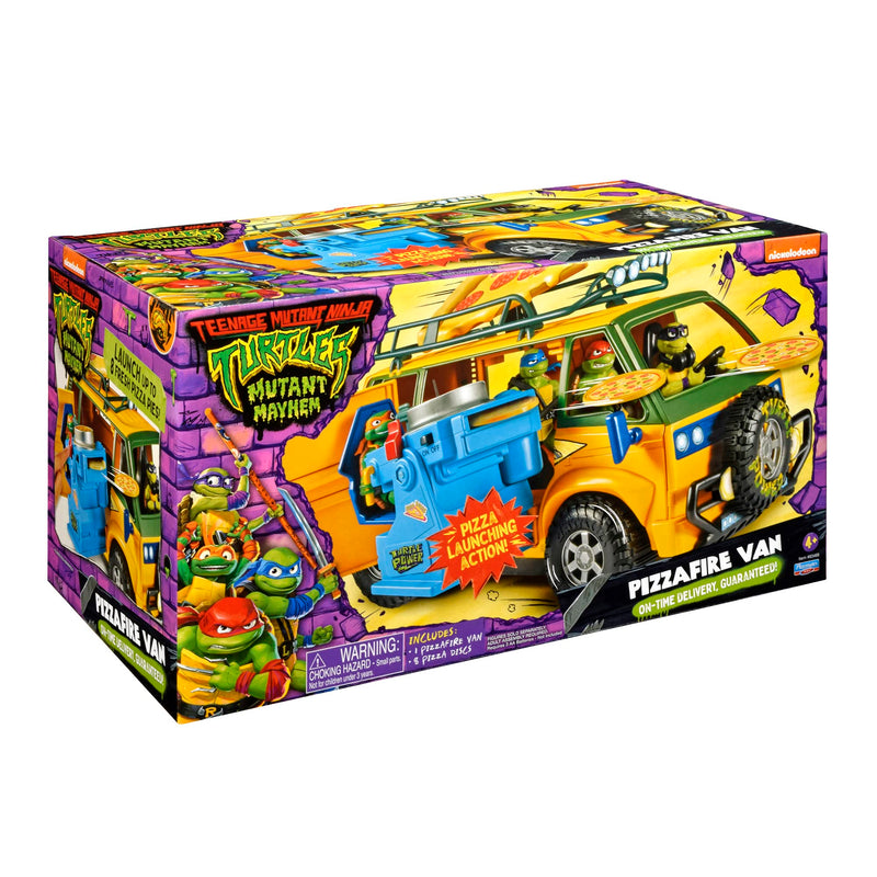 Teenage Mutant Ninja Turtles Mutant Mayhem - Pizza Fire Delivery Van Playset