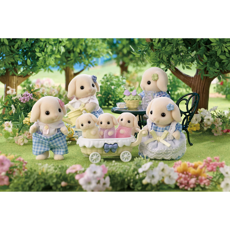 Sylvanian Families Flora Rabbit Family